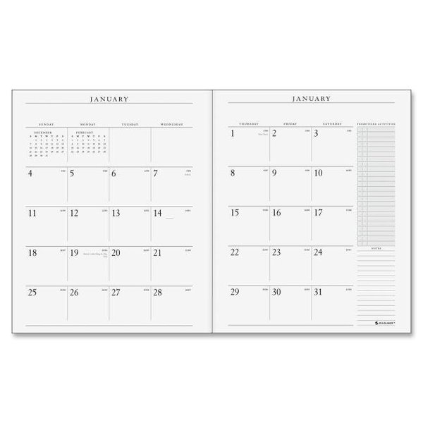 At-A-Glance At A Glance AAG7090910 9 x 11 in. Monthly Refill - White AAG7090910